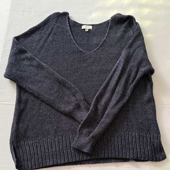Lucky Brand Sweaters - Lucky Brand Dark Blue V-Neck Sweater